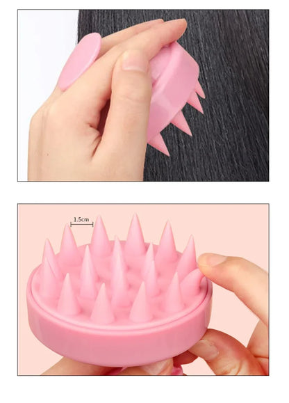 1/2pcs set Scalp Massage Comb Hollow Out Comb Shampoo Massage Brush For Bath Hair Washing Spray Bottle Salon Hairdressing Tools