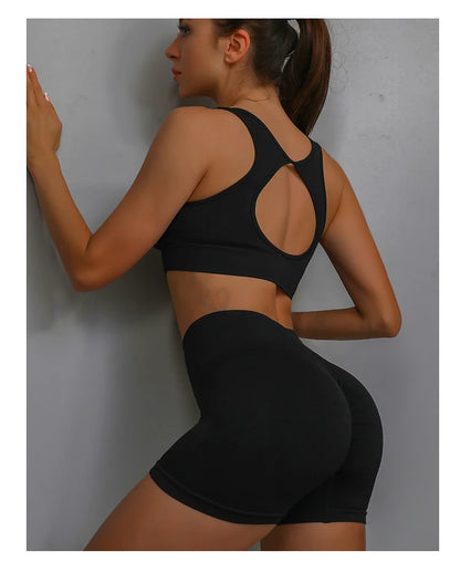 Women Yoga Shorts High Waist Butt Lifting Workout Fitness Tights